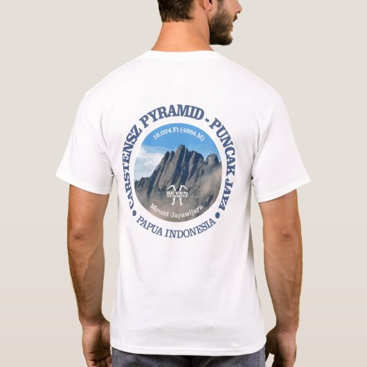 Puncak Jaya (Carstensz Pyramid) T-Shirt (Rückseite)