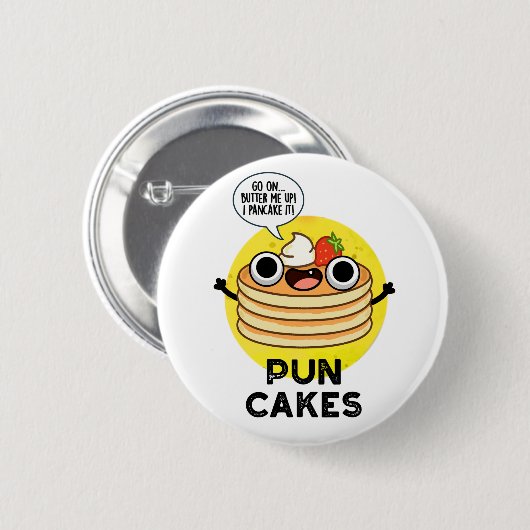 Puncakes Funny Pancake Pub Button (Vorne & Hinten)