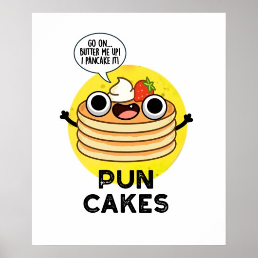 Puncakes Funny Pancake Pub Poster (Vorne)