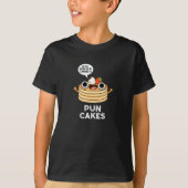 Puncakes Funny Pancake Pun Dark BG T-Shirt (Vorderseite)