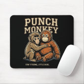 Punch-Affe bleib stark kleiner Typ Mousepad (Mit Mouse)
