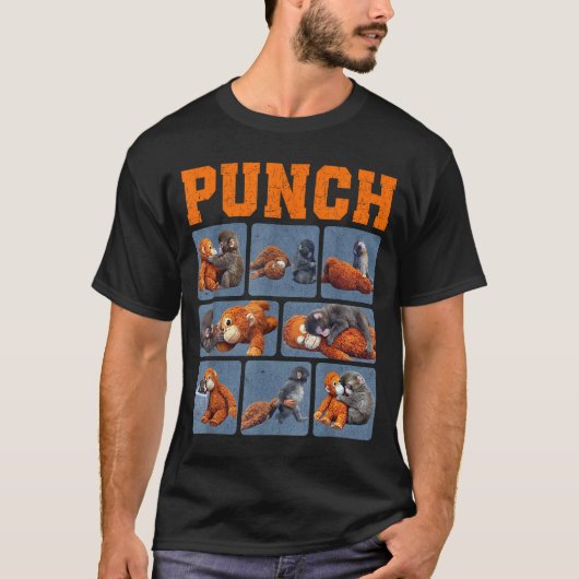 Punch-Affe  T-Shirt (Vorderseite)