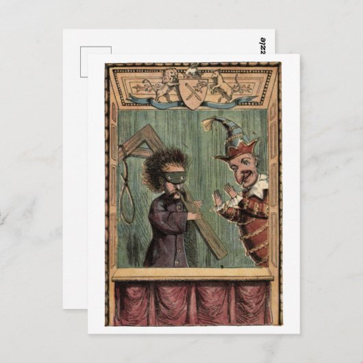 "Punch and the Hangman" Postkarte (Vorne/Hinten)