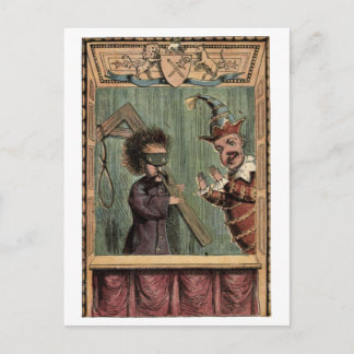 "Punch and the Hangman" Postkarte