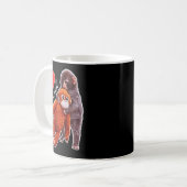Punch Baby-Affen-Meme Kaffeetasse (Vorderseite Links)