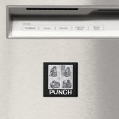 Punch Baby-Affen-Meme Magnet (In Situ (Geschirrspüler))