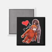 Punch Baby-Affen-Meme  Magnet (Vorderseite/Rückseite)