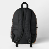 Punch Baby Monkey Bedruckter Rucksack (Rückseite)