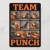 Punch Baby Monkey Einladung (Vorderseite)