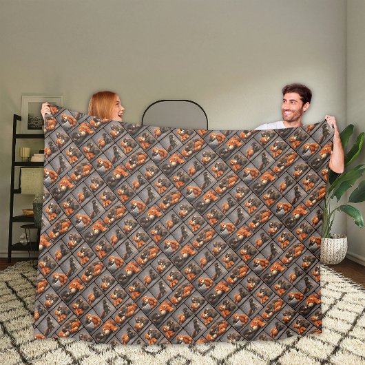 Punch Baby Monkey Fleecedecke