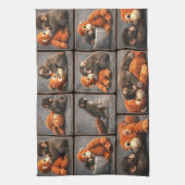 Punch Baby Monkey Geschirrtuch (Vertikal)