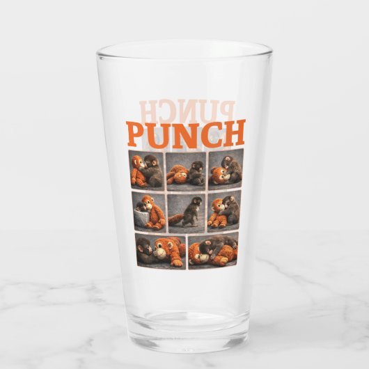Punch Baby Monkey Glas (Rückseite)
