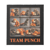 Punch Baby Monkey Notizblock (Vorderseite)