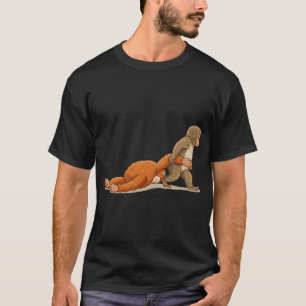 Punch Baby Monkey Plüschfreund Kunst T-Shirt