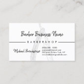 Punch Barber Coiffure Friseursalon Loyalität Visitenkarte (Rückseite)