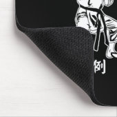 Punch Hard Kick Fast Think Karate Martial Arts Mousepad (Ecke)