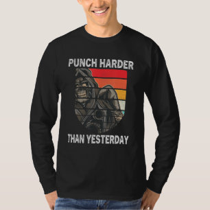 Punch Harder als Boxchampion Motiva T-Shirt