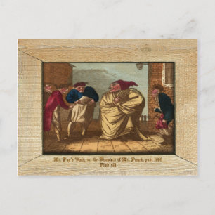 Punch & Judy Picture Plate XIII Postkarte