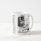 Punch & Judy Show Policeman Vermisst Kaffeetasse (VorderseiteRechts)