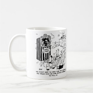 Punch & Judy Show Policeman Vermisst Kaffeetasse
