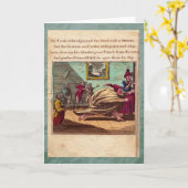 Punch & Judy Story Plate X Grußkarte Karte (Gelbe Blume)