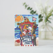 Punch & Judy von PaintMark Postkarte (Stehend Vorderseite)