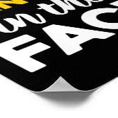 Punch (Kindheit) Krebs im Gesicht Bewusstsein Poster (Ecke)