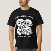 Punch-kun-Affen-Design Klassisches T-Shirt (Vorderseite)
