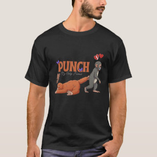 Punch‑kun & Plush Monkey – Kawaii für Kinder T-Shirt