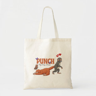 Punch‑kun & Plush Monkey – Kawaii für Kinder Tragetasche