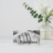 Punch Me Simple Dark Loyalty Coffee Fett Treuekarte (Stehend Vorderseite)