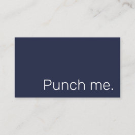 Punch Me Simple Dark Loyalty Coffee Rewards Card Treuekarte