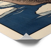 Punch Monkey Poster Japanese Macaque with (Ecke)