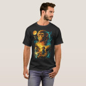 Punch Monkey Virales Internet-Meme T-Shirt (Vorne ganz)