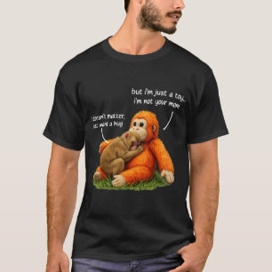 Punch Monkey Will Einfach Eine Umarmung Kunst T-Shirt