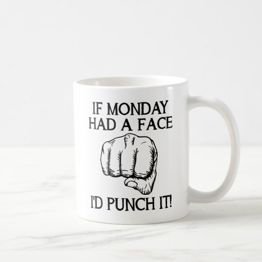 Punch Montag Funny Mug Kaffeetasse (Rechts)