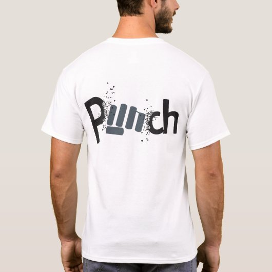 "Punch"-T - Shirt-Design T-Shirt (Rückseite)