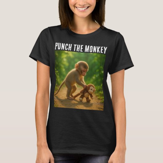 Punch the Monkey Solidaritäts-T-Shirt T-Shirt (Vorderseite)