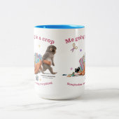 Punch the Monkey Two-Tone Coffee Mug 15oz Zweifarbige Tasse (Mittel)