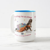 Punch the Monkey Two-Tone Coffee Mug 15oz Zweifarbige Tasse (Vorderseite Links)