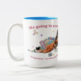 Punch the Monkey Zwei-Töne-Kaffeetasse 15oz Zweifarbige Tasse