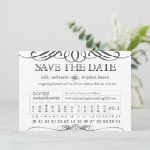 Punch Ticket Termin vormerken Save The Date (Stehend Vorderseite)
