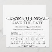 Punch Ticket Termin vormerken Save The Date (Vorne/Hinten)