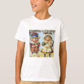 Punch und Judy, britische Puppen T-Shirt (Vorderseite)