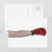 PunchBoxingGlove060910shadows Postkarte (Vorne/Hinten)