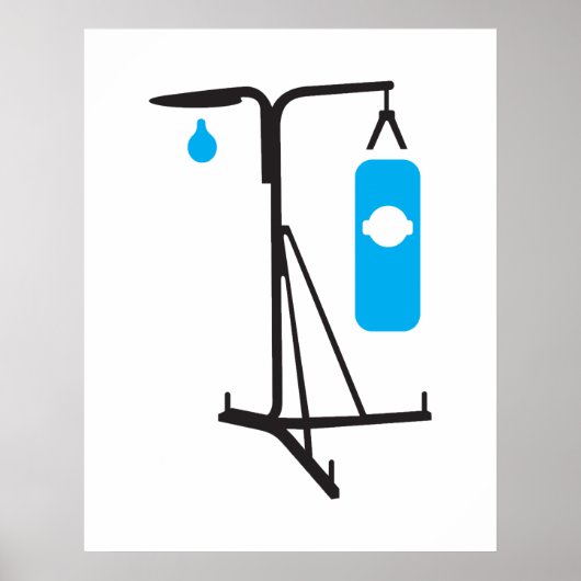 Punching Bag Boxing Poster (Vorne)