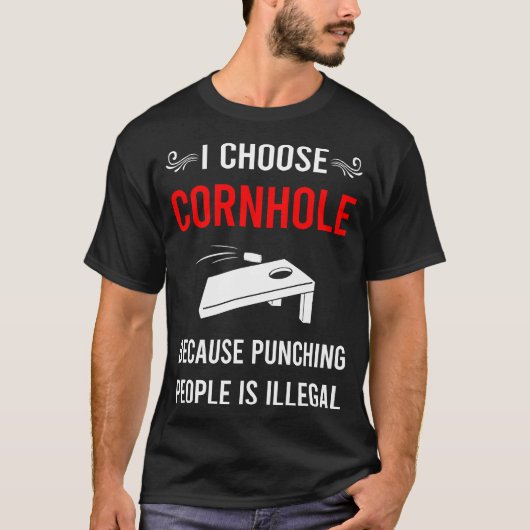 Punching Cornhole T-Shirt (Vorderseite)