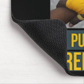 Punchy Grafik Wrap Train Punch Repeat, Boxen Mousepad (Ecke)