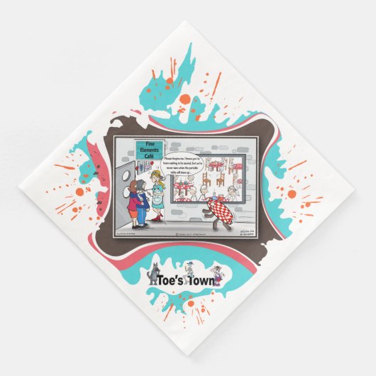 Punctuality Isn’t Theoretical | Birthday Dinner Serviette (Ecke)