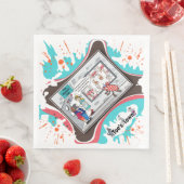 Punctuality Isn’t Theoretical | Birthday Dinner Serviette (Beispiel)